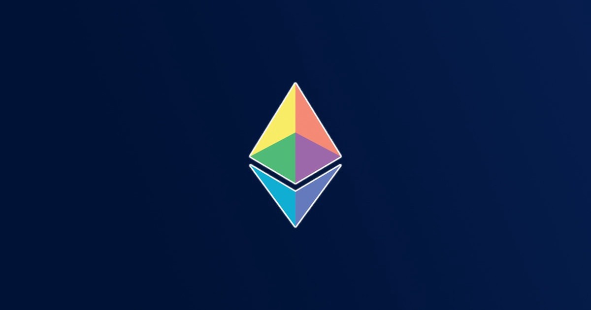 Ethereum logo in colour