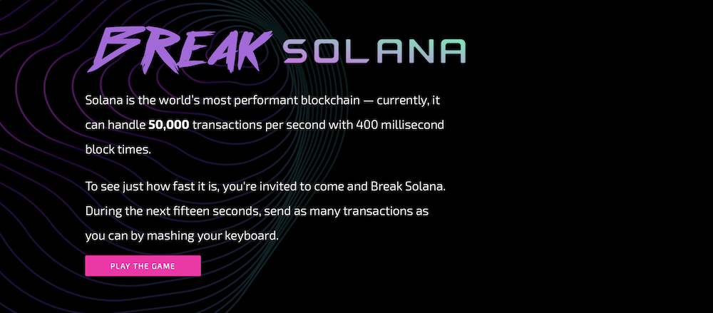 Break Solana