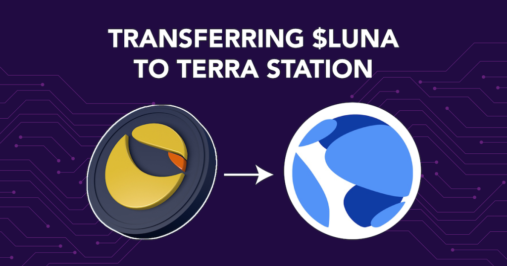 How To Transfer Native $LUNA Into Your Terra Station Wallet - send usdt from coinbase to terra station