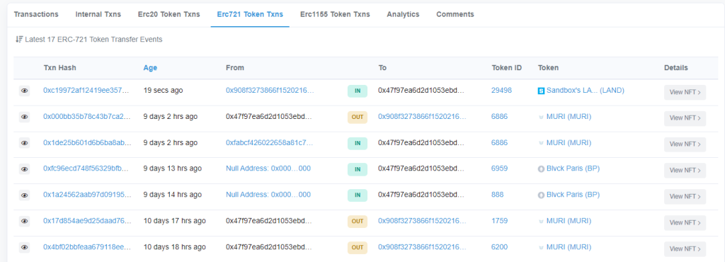 Etherscan wallet tracking 