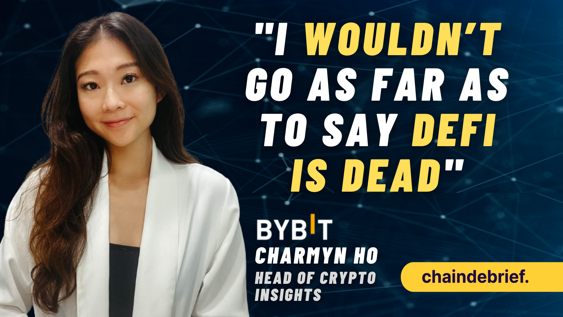 Charmyn Of Bybit On The Current Crypto Market, Gaming & The Future Of Blockchains